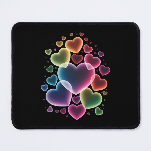 Item preview, Beautiful Pride Floating Rainbow Hearts - LGBTQ  designed and sold by IdunayaStore.