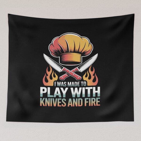 Item preview, I was Made to Play with Knives and Fire Chef Cooking Outfit designed and sold by Voidbinder.
