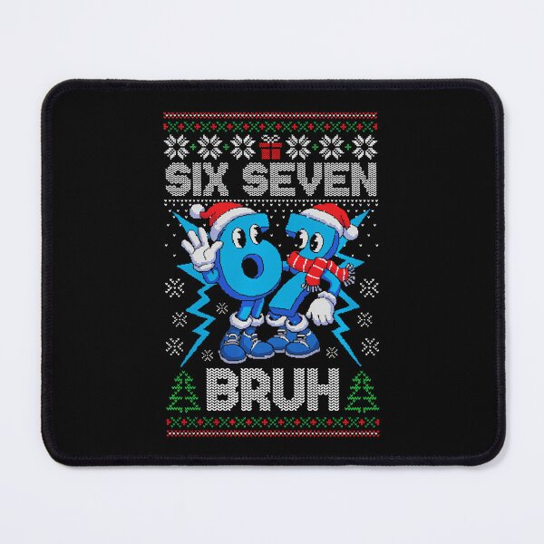 Item preview, 67 Six Seven Christmas Bruh Funny Italian Brainrot Meme designed and sold by Akiraaa33.
