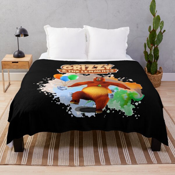 Item preview, Grizzy And The Lemmings Balloon Fun designed and sold by thunderr299.
