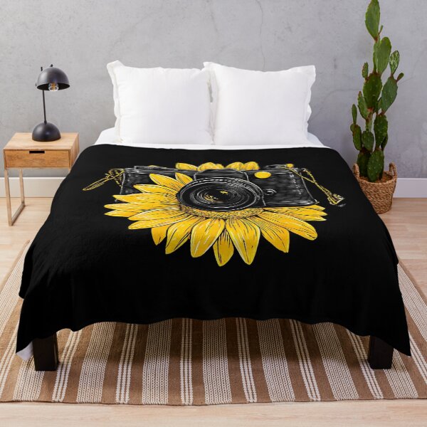 Item preview, Sunflower Camera Motif Drawing Flower Artwork Sunflower designed and sold by odemsysyobst.