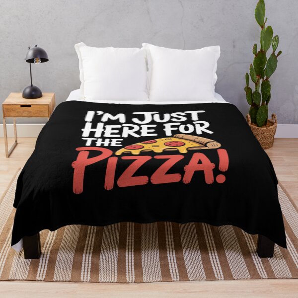 Item preview, I'm Just Here for the Pizza Foodie slice pizza designed and sold by FaithAbbott.