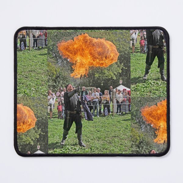 Item preview, vr 4011 / finition 2025 - 1 le Cracheur de Feu d'Autrefois ! - the fire-eater of yest eryear !- France- Okaio Créations designed and sold by o.okaïo.