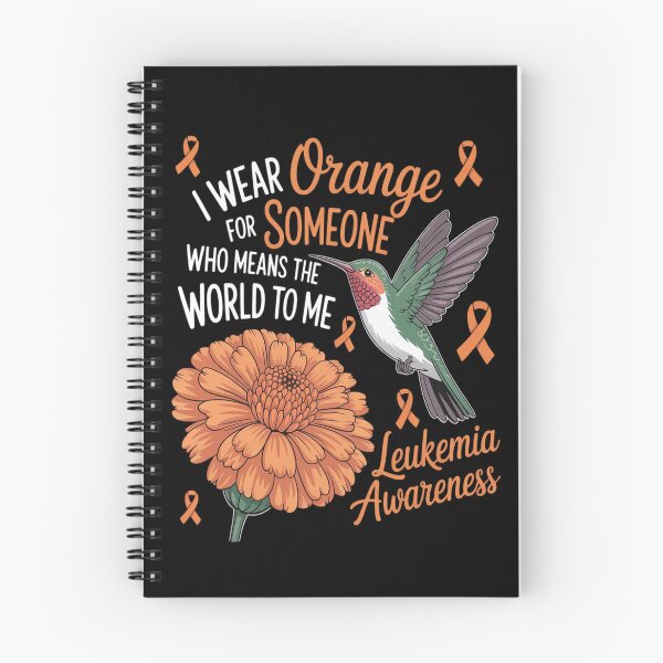 Item preview, I Wear Orange for Someone Who Means World Leukemia Awareness designed and sold by Voidbinder.