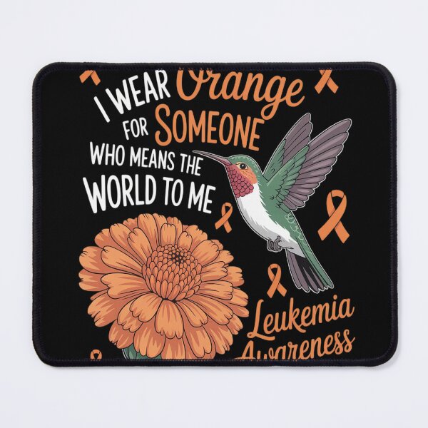 Item preview, I Wear Orange for Someone Who Means World Leukemia Awareness designed and sold by Voidbinder.