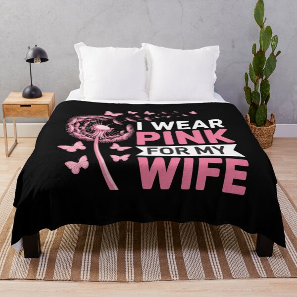 Item preview, I Wear Pink for My Wife Breast Cancer Awareness designed and sold by Voidbinder.