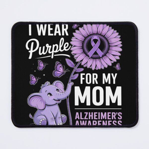 Item preview, I wear Purple for Mom Alzheimer’s Awareness designed and sold by Voidbinder.