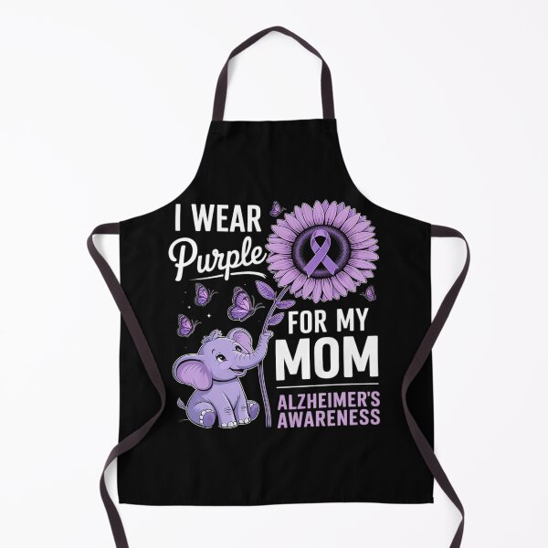 Item preview, I wear Purple for Mom Alzheimer’s Awareness designed and sold by Voidbinder.