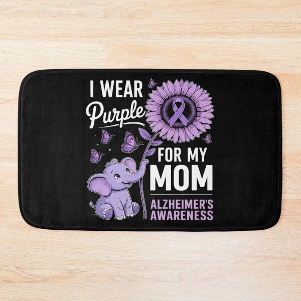 Item preview, I wear Purple for Mom Alzheimer’s Awareness designed and sold by Voidbinder.