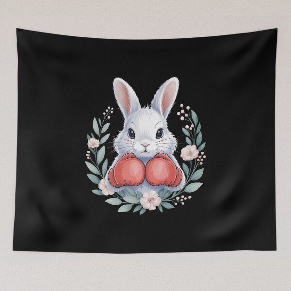Item preview, Boxer Bunny with Boxing Gloves Kickboxing Boxing designed and sold by IdunayaStore.