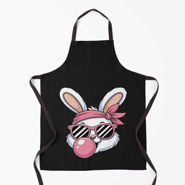 Artikelvorschau, Hase bläst Kaugummi mit rosa Sonnenbrille und Osterhase für Mädchen entworfen und verkauft von Rackaam.