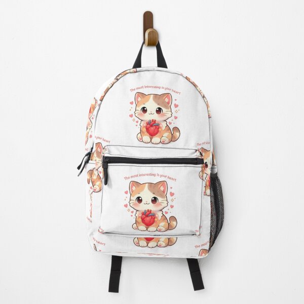 Item preview, The Most Interesting Is Your Heart – Kawaii Veterinary Cardiology Cat designed and sold by Bettybee00.