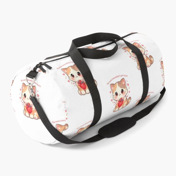 Item preview, The Most Interesting Is Your Heart – Kawaii Veterinary Cardiology Cat designed and sold by Bettybee00.