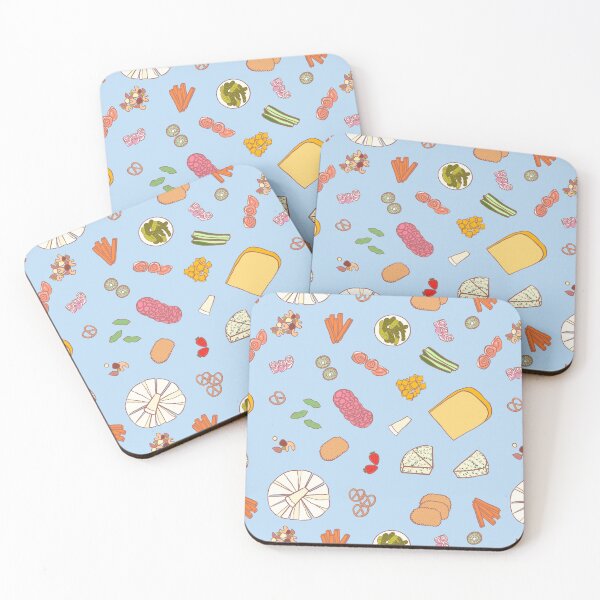 Item preview, Cheese and Bikkie Party (Blue) designed and sold by HarunaMcDesigns.