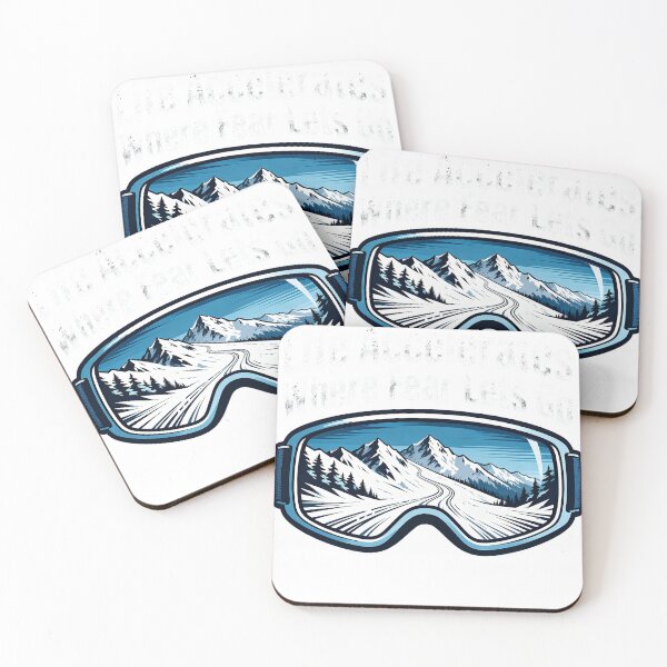 Item preview, Life Accelerates Where Fear Lets Go Downhill Skiing designed and sold by Dxvect.