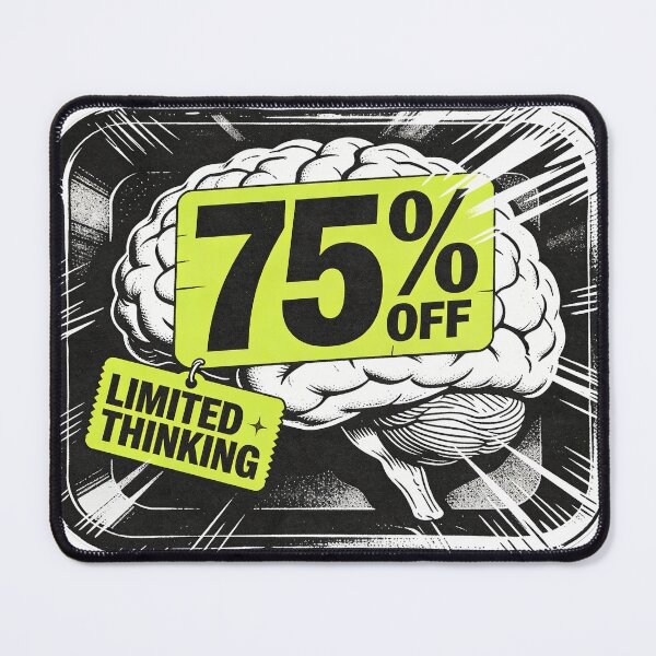 Item preview, LIMITED THINKING — 75% OFF designed and sold by CriticalCult.