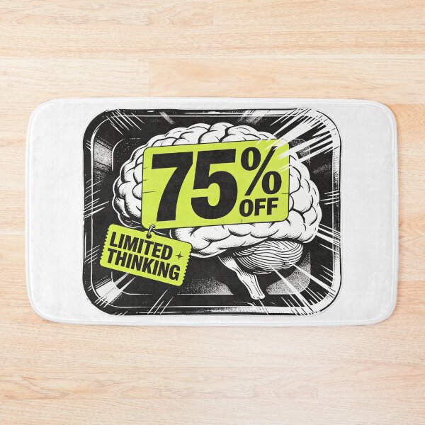 Item preview, LIMITED THINKING — 75% OFF designed and sold by CriticalCult.
