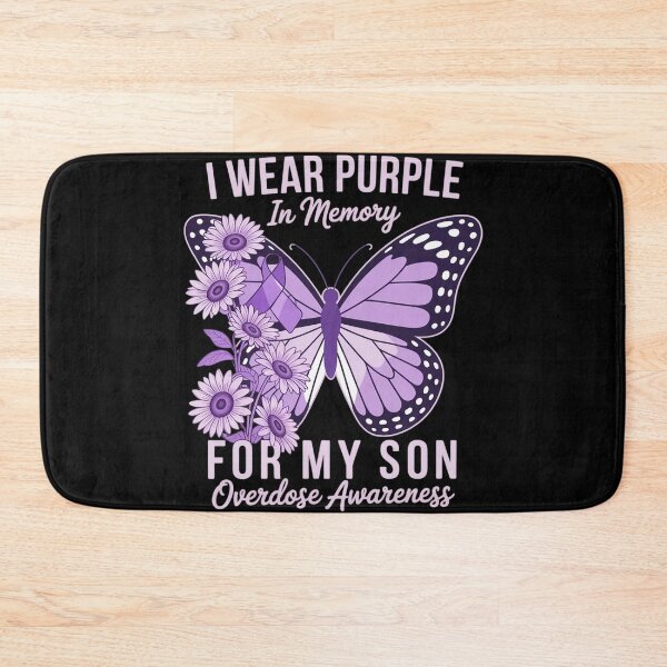Item preview, I Wear Purple in Memory of My Son Overdose Awareness designed and sold by Shannon Bosley.
