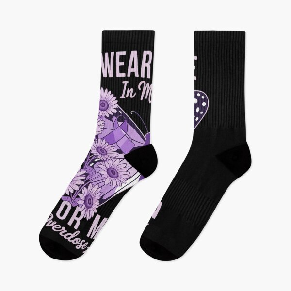 Item preview, I Wear Purple in Memory of My Son Overdose Awareness designed and sold by Shannon Bosley.