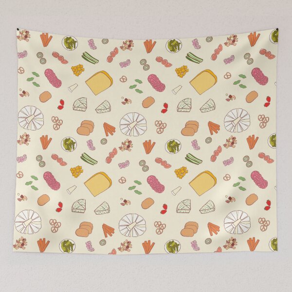Item preview, Cheese and Bikkie Party (Cream) designed and sold by HarunaMcDesigns.
