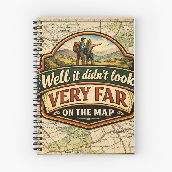 Item preview, Well it didnt look very far on the map  designed and sold by hawkie.