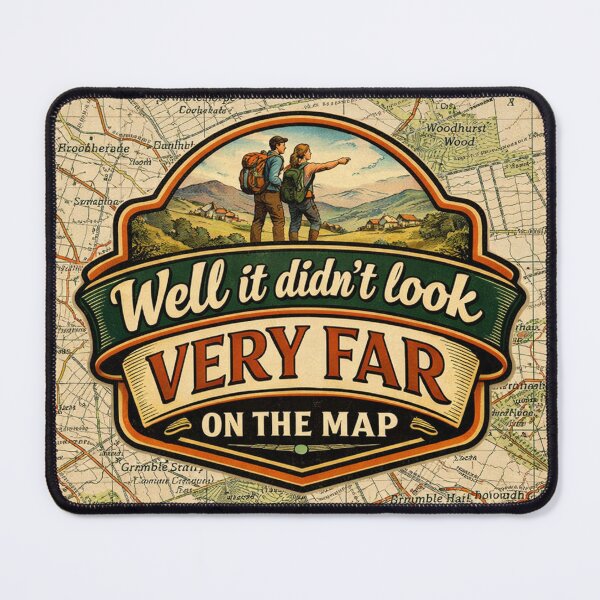 Item preview, Well it didnt look very far on the map designed and sold by hawkie.