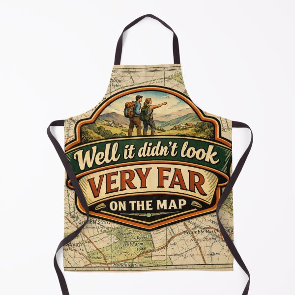 Item preview, Well it didnt look very far on the map  designed and sold by hawkie.