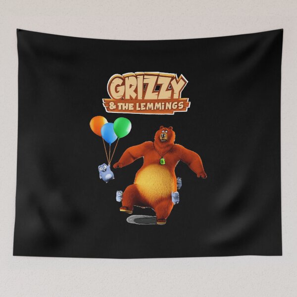 Item preview, Grizzy And The Lemmings Balloon Walk designed and sold by thunderr299.