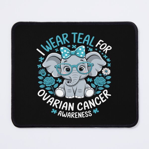 Item preview, I Wear Teal for Ovarian Cancer Awareness designed and sold by Shannon Bosley.