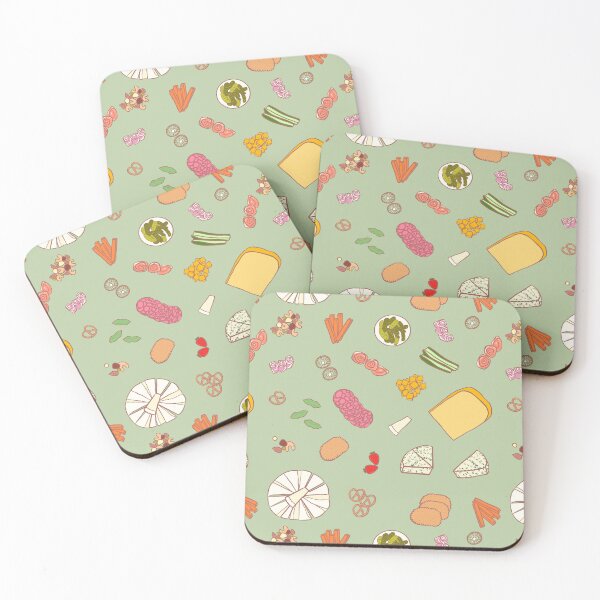 Item preview, Cheese and Bikkie Party (Green) designed and sold by HarunaMcDesigns.