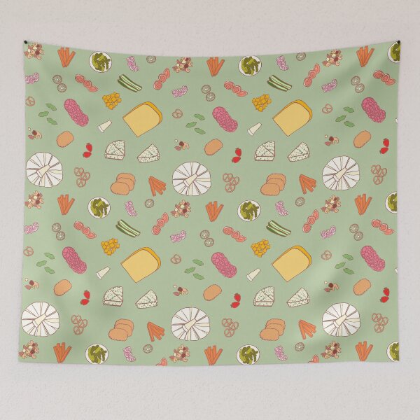 Item preview, Cheese and Bikkie Party (Green) designed and sold by HarunaMcDesigns.