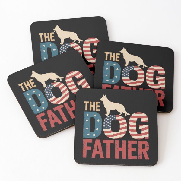 Item preview, German Shepherd Fathers Day Gift Dogfather Dog Dad 4th July designed and sold by FaithAbbott.