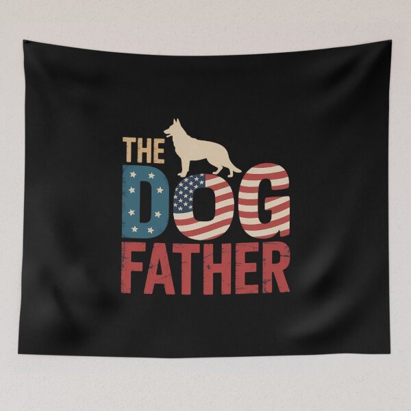 Item preview, German Shepherd Fathers Day Gift Dogfather Dog Dad 4th July designed and sold by FaithAbbott.