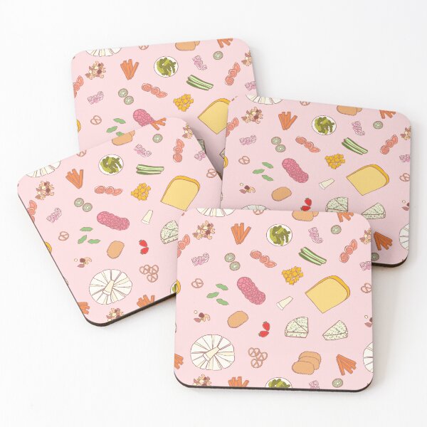 Item preview, Cheese and Bikkie Party (Pink) designed and sold by HarunaMcDesigns.