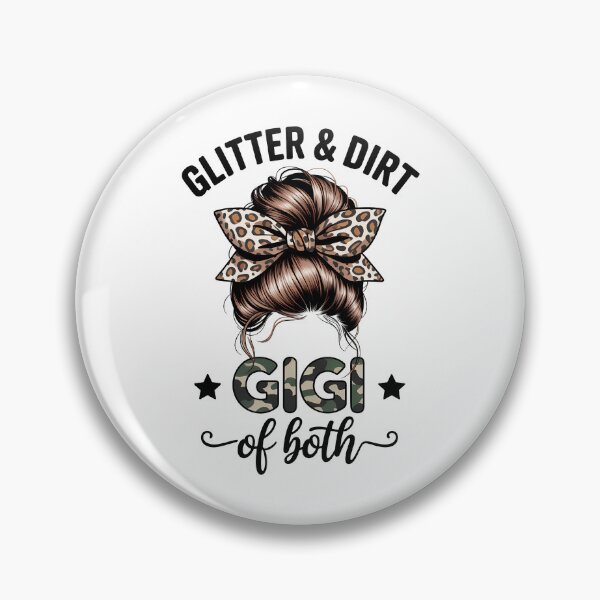 Item preview, Gigi Of Both Messy Bun Leopard Camo Bleached Mother's Day designed and sold by FaithAbbott.