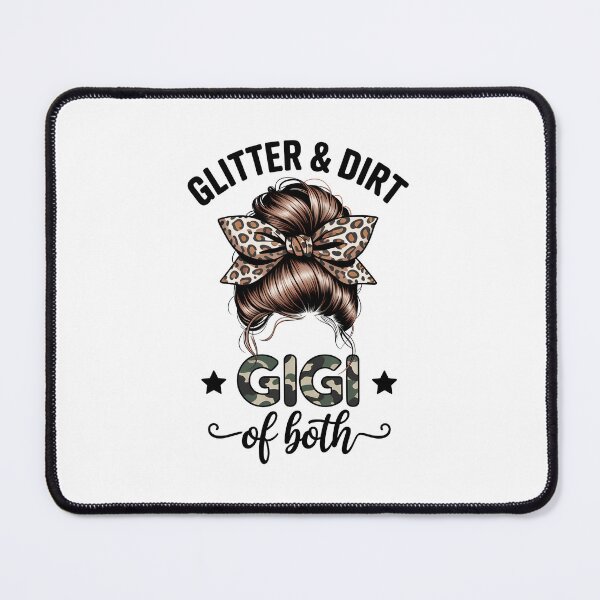 Item preview, Gigi Of Both Messy Bun Leopard Camo Bleached Mother's Day designed and sold by FaithAbbott.