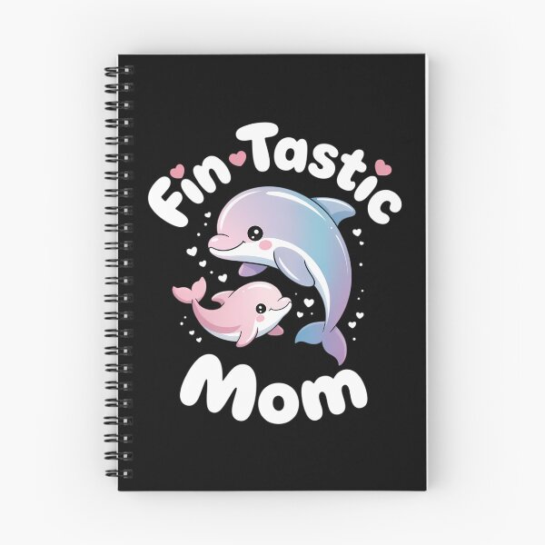 Item preview, Fin-tastic Mom Mother's Day Cute Mama And Baby Dolphin designed and sold by IdunayaStore.