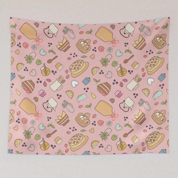 Item preview, Cottage Kitchen (Pink) designed and sold by HarunaMcDesigns.