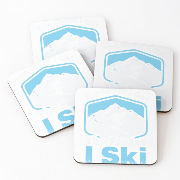 Item preview, The Older I Get The Faster I Ski designed and sold by Dxvect.