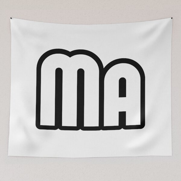 Item preview, Ma, Outline Bold designed and sold by Memes N Lore .