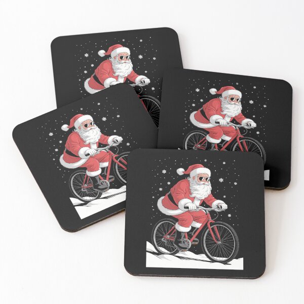 Item preview, BMX Christmas Santa Xmas Biker Rider Racing Cyclist  designed and sold by IdunayaStore.