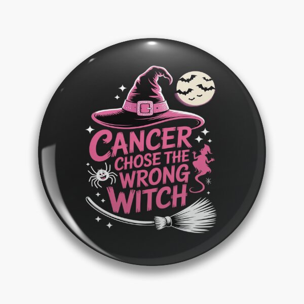 Item preview, Cancer Chose The Wrong Witch To Fight Breast Cancer Halloween designed and sold by tkhrbika.