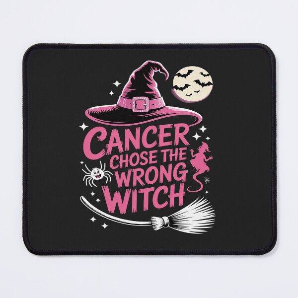 Item preview, Cancer Chose The Wrong Witch To Fight Breast Cancer Halloween designed and sold by tkhrbika.