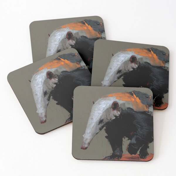 Item preview, Abstract anteater with Orange Highlights designed and sold by lautir.