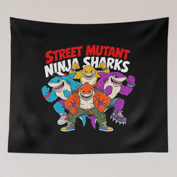 Item preview, Street Mutant Ninja Shark designed and sold by dimitrescu269.