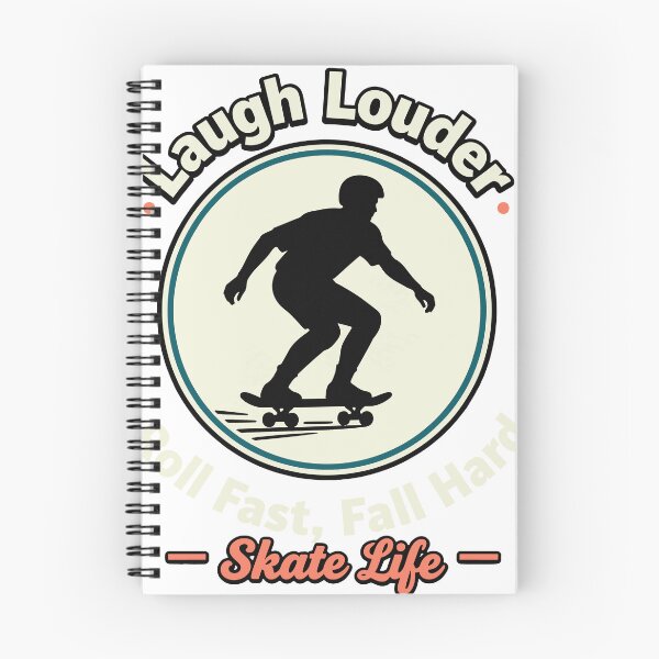 Item preview, Laugh Louder Roll Fast Fall Hard Skate Life designed and sold by Dxvect.