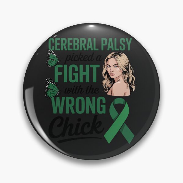 Item preview, Cerebral Palsy Awareness Fight Wrong Chick Cerebral Palsy designed and sold by tkhrbika.