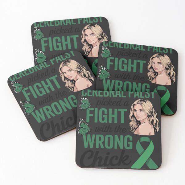 Item preview, Cerebral Palsy Awareness Fight Wrong Chick Cerebral Palsy designed and sold by tkhrbika.