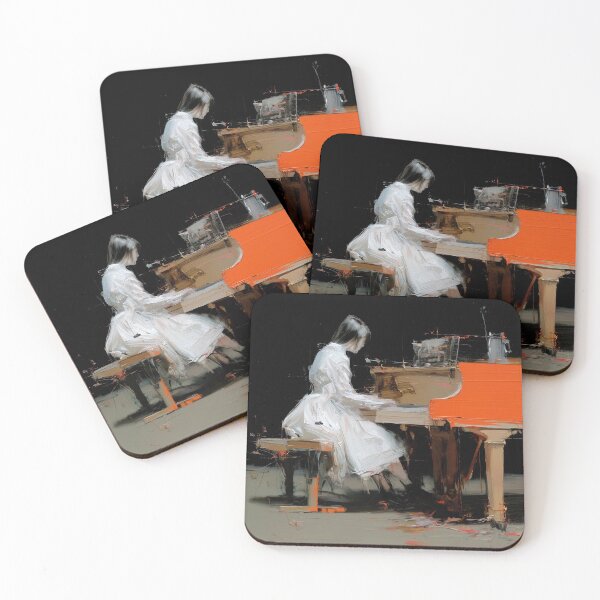 Item preview, Pianist in White Dress designed and sold by lautir.