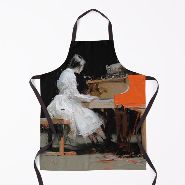Item preview, Pianist in White Dress designed and sold by lautir.